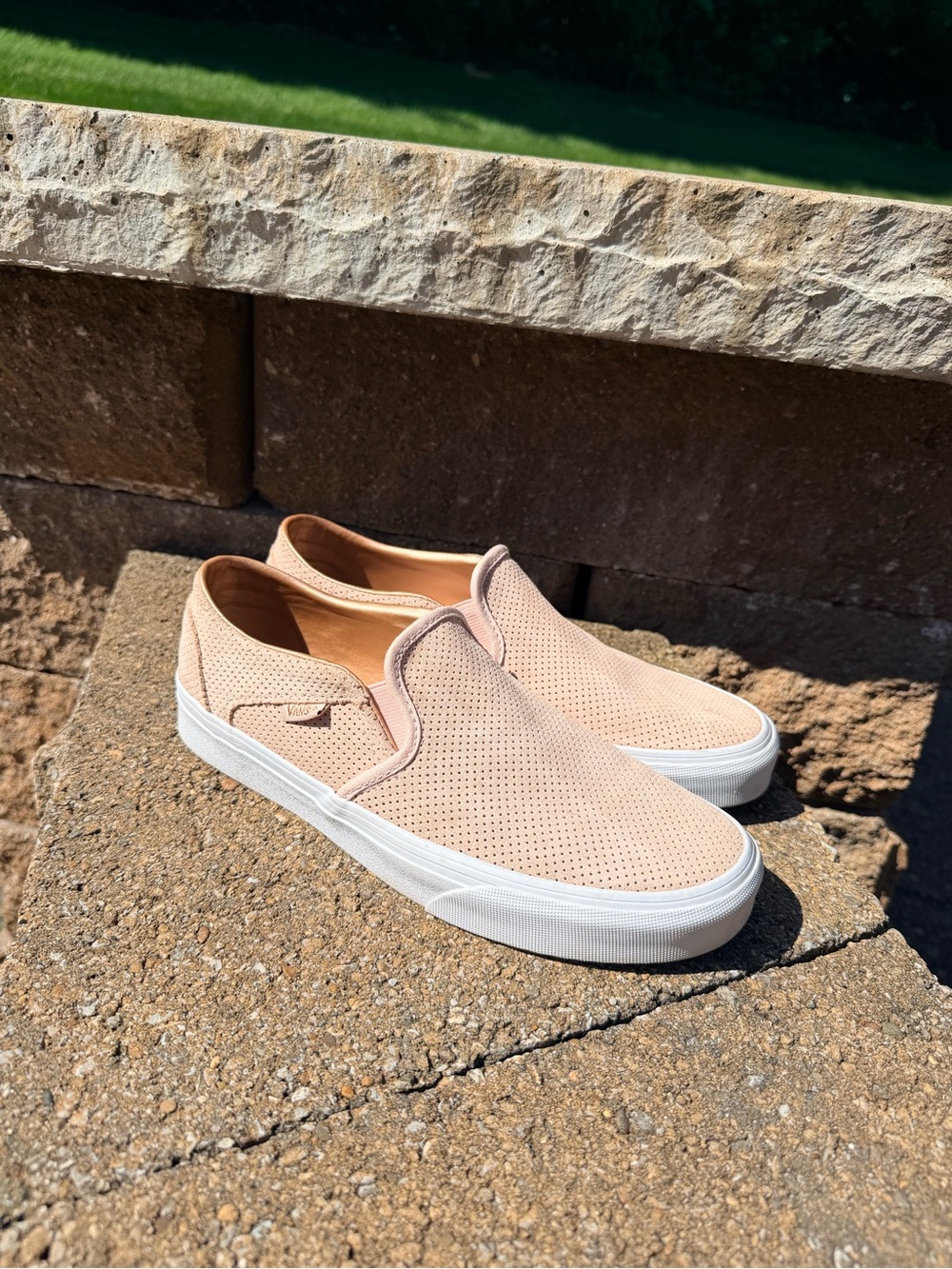 Vans Women’s Slip-On Sneakers - Blush Pink